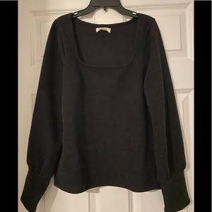 Madewell Ottoman Rib Square-neck Top